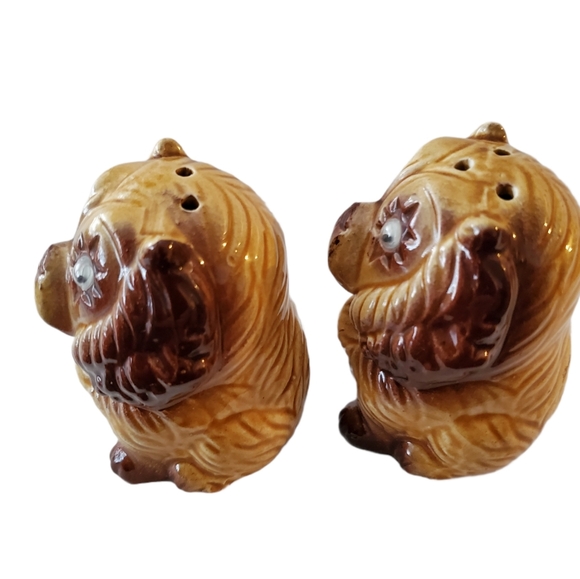 Vintage Googly Eyes Pekinese Dog Salt & Pe… - Picture 5 of 6